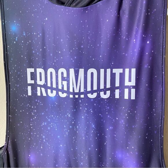 Frogmouth Space Black Purple Hoody  Size L - Picture 4 of 8